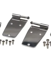 Kentrol Door Hinge Set 4 Pieces Polished Silver for Jeep CJ YJ 1976-1993                                     - 30420 - Image 6