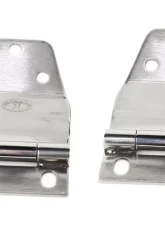 Kentrol Liftgate Hinge Pair Polished Silver for Jeep CJ7 1977-1986                                     - 30421 - Image 4
