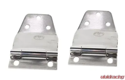 Kentrol Liftgate Hinge Pair Polished Silver for Jeep CJ7 1977-1986 - 30421