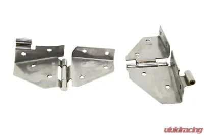 Kentrol Windshield Hinge Pair Polished Silver for Jeep CJ | YJ 1976-1995 - 30427