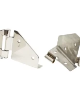 Kentrol Windshield Hinge Pair Polished Silver for Jeep CJ | YJ 1976-1995                                     - 30427 - Image 6