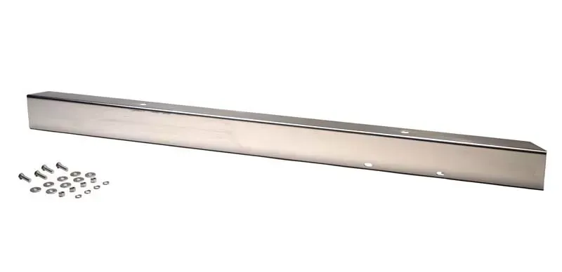 Kentrol 54" Front Bumper w/o Holes (No License Plate Holes) Polished Silver Jeep CJ 1945-1986 - 30430WH