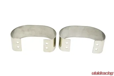Kentrol Bumperettes Pair Polished Silver for Jeep CJ YJ 1976-1995 - 30438