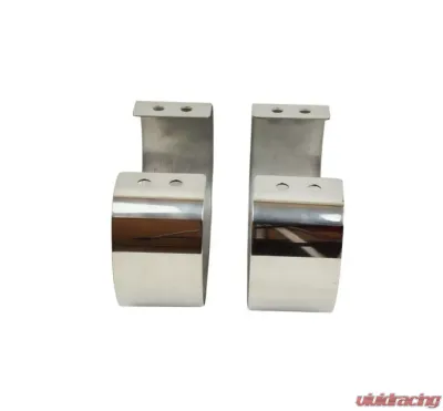 Kentrol Bumperettes Pair Polished Silver for Jeep CJ YJ 1976-1995 - 30438