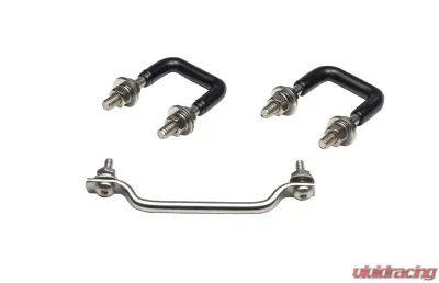 Kentrol Windshield Tie Down Kit Polished Silver for Jeep YJ 1987-1995 - 30439
