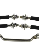 Kentrol Windshield Tie Down Kit Polished Silver for Jeep YJ 1987-1995                                     - 30439 - Image 2