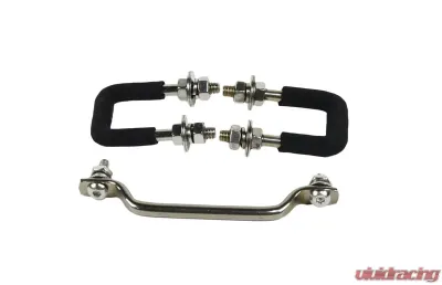 Kentrol Windshield Tie Down Kit Polished Silver for Jeep YJ 1987-1995 - 30439