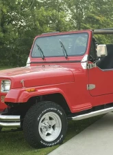 Kentrol Windshield Tie Down Kit Polished Silver for Jeep YJ 1987-1995                                     - 30439 - Image 3
