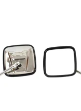 Kentrol Outback Mirrors Pair Polished Silver for Jeep CJ YJ TJ JK 1976-2018                                     - 30443 - Image 2