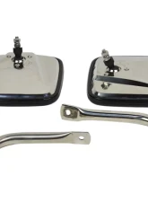 Kentrol Mirror Kit Pair Polished Silver for Jeep YJ 1987-1995                                     - 30445 - Image 3