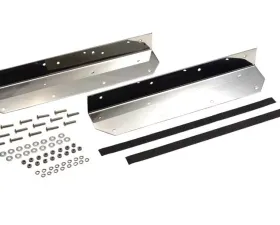 Kentrol Step Cover Inlay Pair Polished Silver for Jeep YJ 1987-1995
