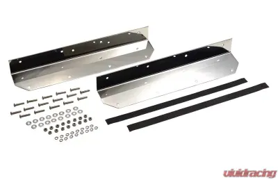Kentrol Step Cover Inlay Pair Polished Silver for Jeep YJ 1987-1995 - 30447