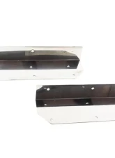 Kentrol Step Cover Inlay Pair Polished Silver for Jeep YJ 1987-1995                                     - 30447 - Image 2