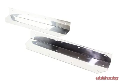 Kentrol Step Cover Inlay Pair Polished Silver for Jeep YJ 1987-1995 - 30447