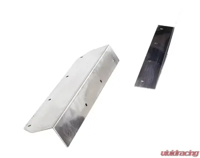 Kentrol Step Cover Inlay Pair Polished Silver for Jeep YJ 1987-1995 - 30447
