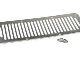 Kentrol Hood Vent 8 Holes Polished Silver for Jeep YJ 1987-1995