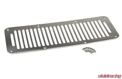 Kentrol Hood Vent 8 Holes Polished Silver for Jeep YJ 1987-1995 - 30458