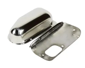 Kentrol Wiper Motor Cover Polished Silver for Jeep CJ 1976-1986