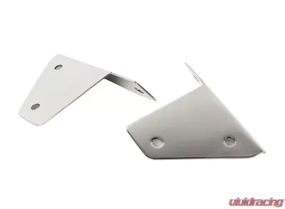 Kentrol Spot Light Bracket Pair Polished Silver for Jeep CJ YJ 1976-1995 - 30461