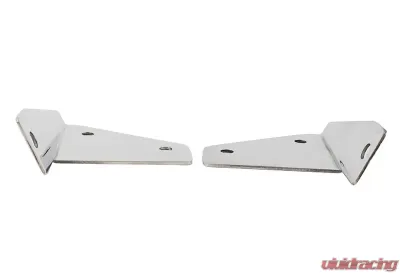 Kentrol Spot Light Bracket Pair Polished Silver for Jeep CJ YJ 1976-1995 - 30461