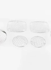 Kentrol Wire Mesh Guard Set 6 Pieces Polished Silver for Jeep CJ 1976-1986                                     - 30465 - Image 3