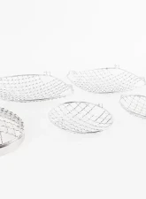 Kentrol Wire Mesh Guard Set 6 Pieces Polished Silver for Jeep CJ 1976-1986                                     - 30465 - Image 4