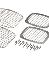 Kentrol Billet & Wire Mesh Set 6 Pieces Polished Silver for Jeep YJ 1987-1995                                     - 30467 - Image 5