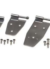 Kentrol Hardtop Door Hinge Set 4 Pieces Polished Silver for Jeep YJ 1994-1995                                     - 30469 - Image 6