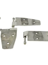 Kentrol Hardtop Door Hinge Set 4 Pieces Polished Silver for Jeep YJ 1994-1995                                     - 30469 - Image 4