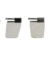 Kentrol Hardtop Door Hinge Set Polished Silver 4 Pieces for Jeep CJ | YJ 1976-1993                                     - 30474 - Image 2