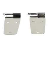 Kentrol Hardtop Door Hinge Set Polished Silver 4 Pieces for Jeep CJ | YJ 1976-1993                                     - 30474 - Image 3