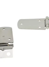 Kentrol Hood Hinge Pair Polished Silver Jeep TJ 1997-2006                                     - 30476 - Image 3
