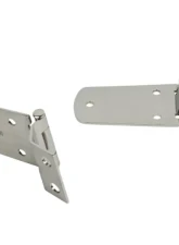 Kentrol Hood Hinge Pair Polished Silver Jeep TJ 1997-2006                                     - 30476 - Image 4