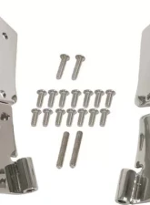 Kentrol Windshield Hinge Pair Polished Silver for Jeep TJ 1997-2006                                     - 30477 - Image 6