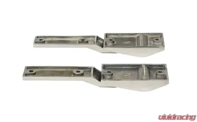 Kentrol Tailgate Hinge Pair Polished Silver for Jeep TJ 1997-2004 - 30478