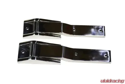 Kentrol Tailgate Hinge Pair Polished Silver for Jeep TJ 1997-2004 - 30478