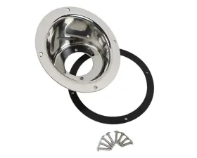 Kentrol Gas Filler Neck Polished Silver Jeep TJ 1997-2006