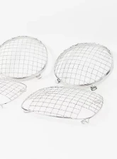 Kentrol Wire Mesh Guard Set 6 Pieces Polished Silver for Jeep TJ 1997-2006                                     - 30488 - Image 3