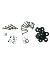 Kentrol Wire Mesh Guard Set 6 Pieces Polished Silver for Jeep TJ 1997-2006                                     - 30488 - Image 5