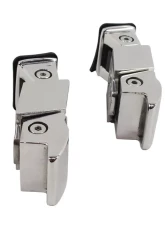 Kentrol Hood Catch Pair Polished Silver Jeep TJ 1997-2006                                     - 30489 - Image 4