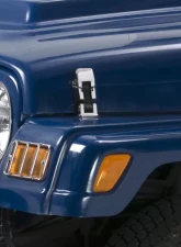 Kentrol Hood Catch Pair Polished Silver Jeep TJ 1997-2006                                     - 30489 - Image 5