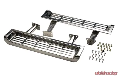 Kentrol Side Steps Pair Polished Silver Jeep TJ 1997-2000 - 30491