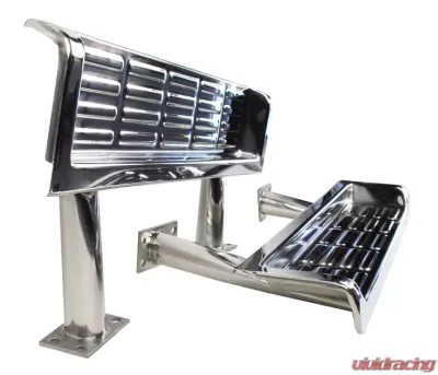Kentrol Side Steps Pair Polished Silver Jeep TJ 1997-2000 - 30491