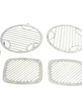 Kentrol Billet Style Light Kit 6 Pieces Polished Silver for Jeep TJ 1997-2006                                     - 30493 - Image 3