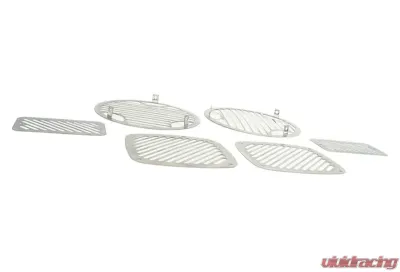 Kentrol Billet Style Light Kit 6 Pieces Polished Silver for Jeep TJ 1997-2006 - 30493