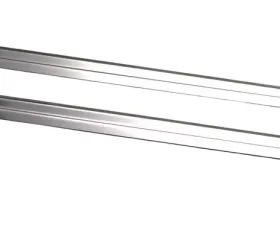 Kentrol Entry Guards Pair Polished Silver for Jeep TJ 1997-2006