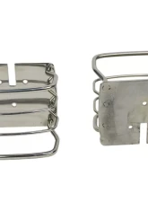 Kentrol Taillight Guard Pair Polished Silver for Jeep CJ YJ TJ 1976-2006                                     - 30497 - Image 3