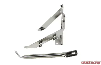 Kentrol Battery Tray with Support Arm Polished Silver for Jeep CJ 1976-1986 - 30498