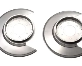 Kentrol Disc Brake Dust Cover Pair Polished Silver for Jeep CJ 1976-1978