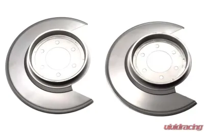 Kentrol Disc Brake Dust Cover Pair Polished Silver for Jeep CJ 1976-1978 - 30501